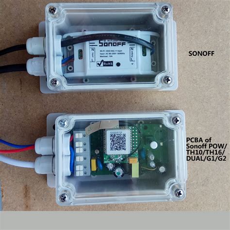 sonoff junction box|Install a Sonoff Mini in a junction Box .